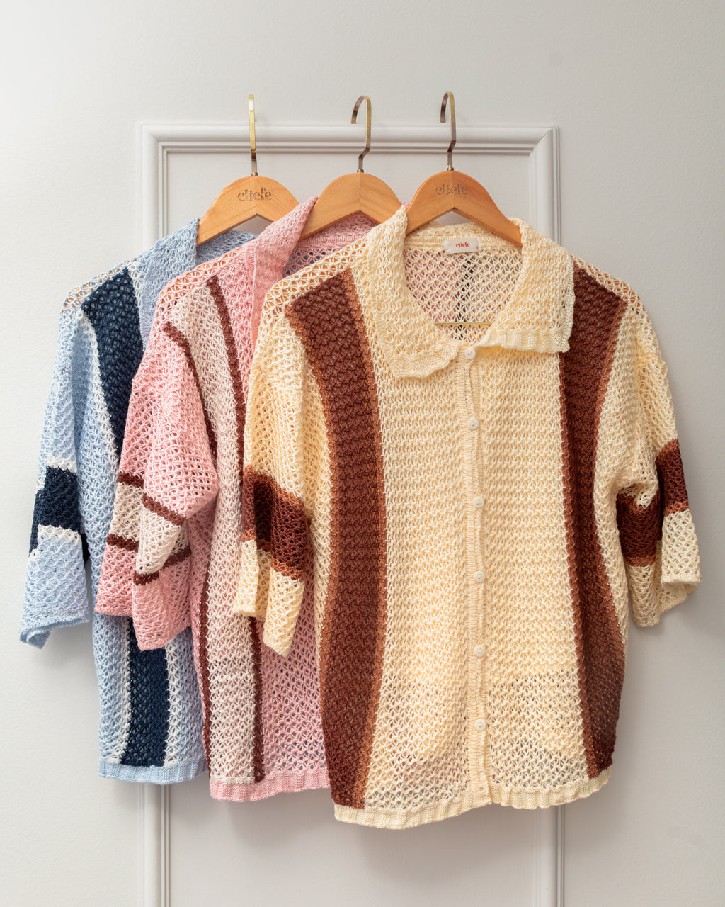 Conjunto Camisa + Short Tricot Candy Colors
