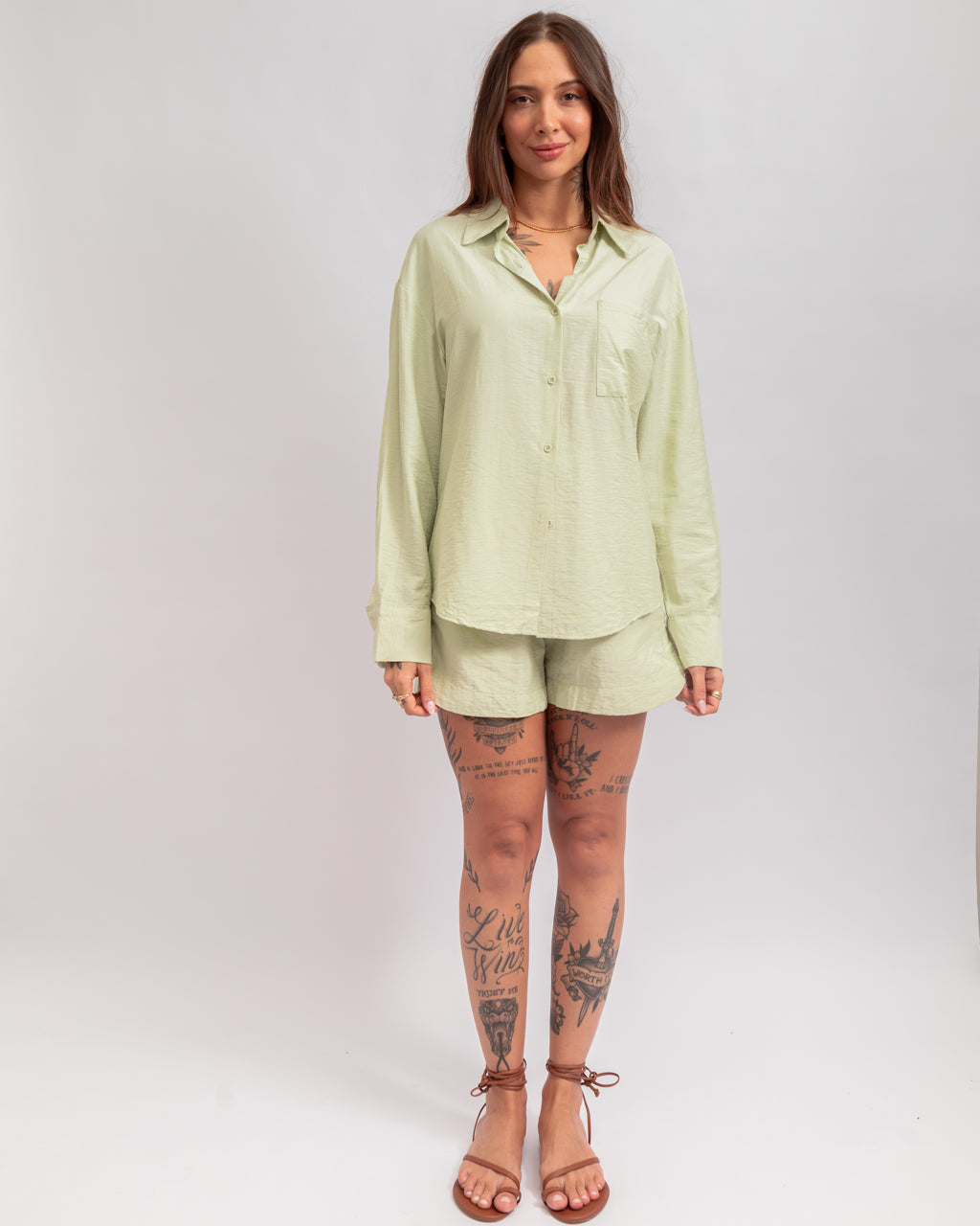 Conjunto em Alfaiataria Belle - Camisa + Short