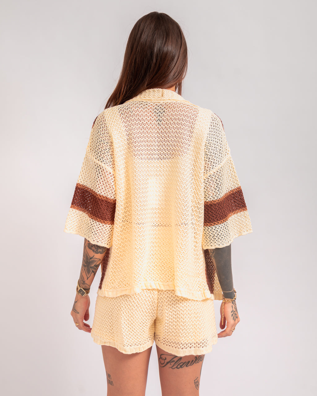 Conjunto Camisa + Short Tricot Candy Colors