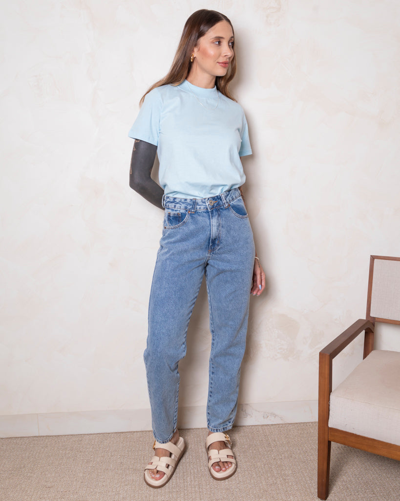 Calça Mom Jeans Clássica