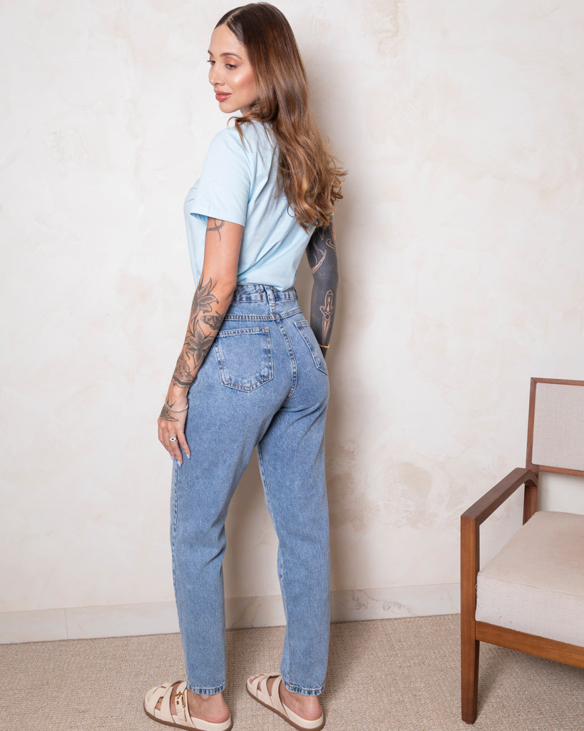 Calça Mom Jeans Clássica