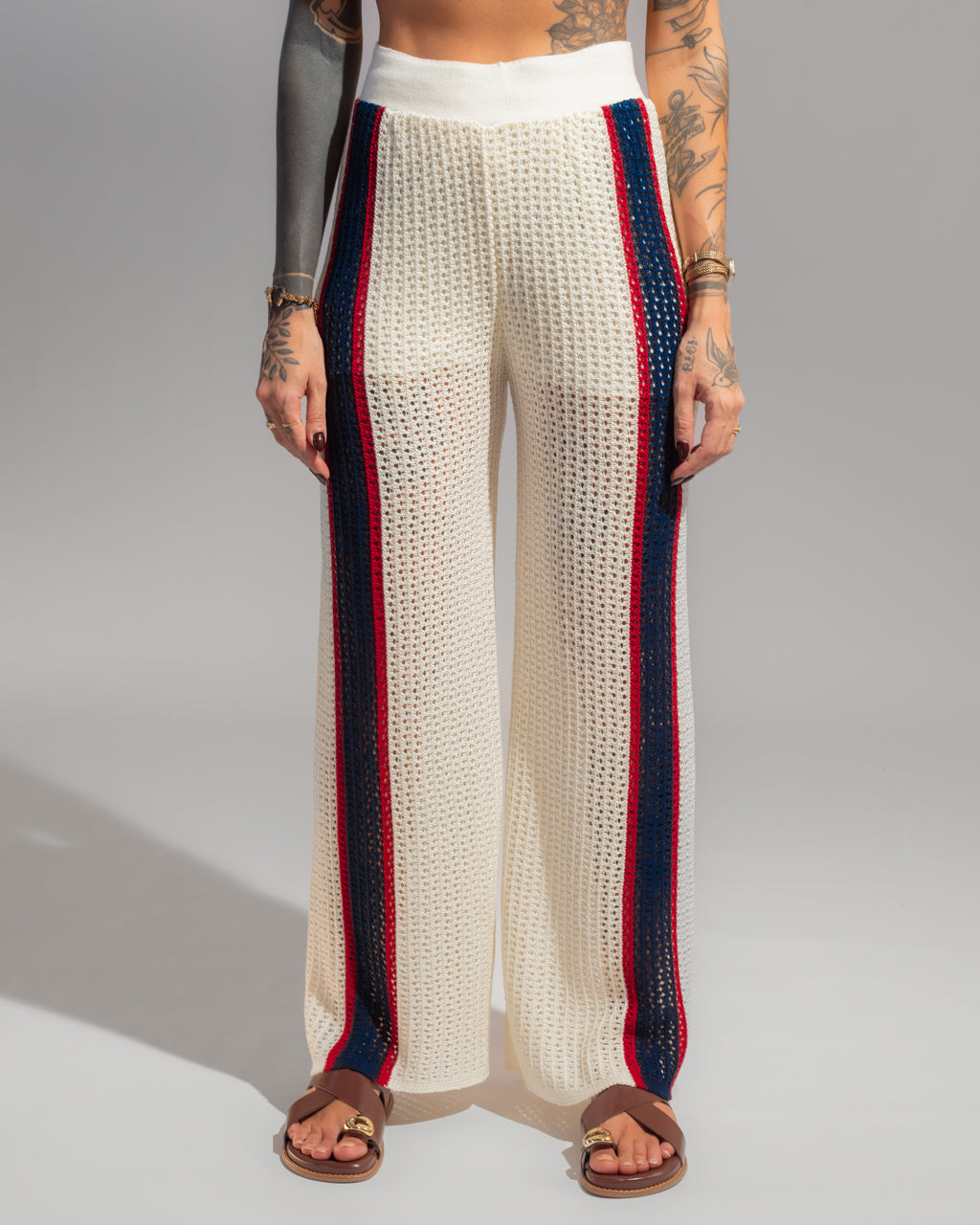 Conjunto em Tricot Navy - Calça + Camisa