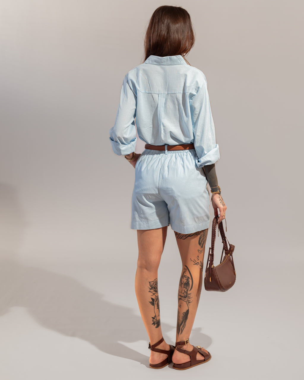 Conjunto em Alfaiataria Capri - Camisa + Short