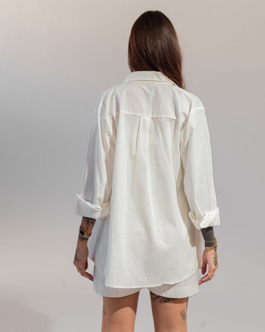 Conjunto em Alfaiataria Capri - Camisa + Short
